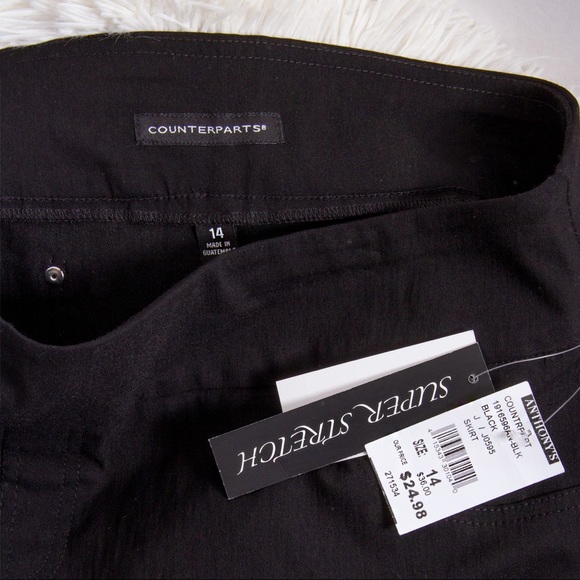 NWT Counterparts Black Midi Skirt - Picture 4 of 5